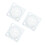3Pcs Geometric Drawing Template Plastic Stencil With Angle Measurement 4