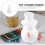 2Pcs Diy Polystyrene Snowman Craft Decoration For Christmas 10