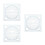 3Pcs Geometric Drawing Template Plastic Stencil With Angle Measurement 8