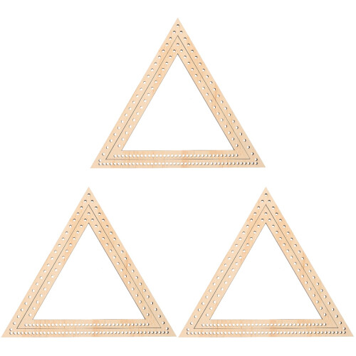3 Count Triangle Knitting Frame Tapestry Weaving Tools Sturdy Loom 1