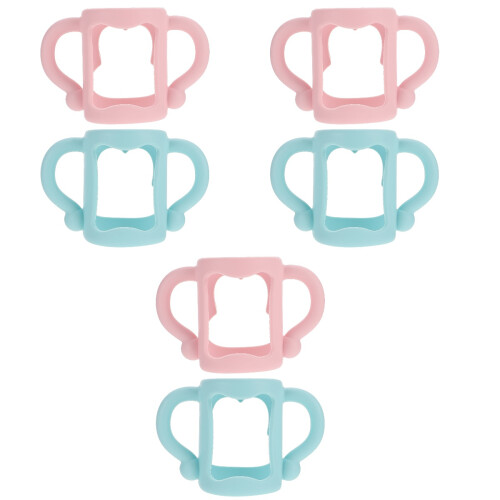 6Pièces Poignées Bébé Pour En Silicone Design Mignon 2