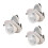 3Pcs Led 360 Degree Ceiling Lamp Rotating Spotlights For Hotel Store 8