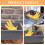 3Pcs Commercial Plastic Rectangular Washing Tub Multipurpose Bin 6