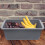3Pcs Commercial Plastic Rectangular Washing Tub Multipurpose Bin 3