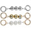 12 Pcs Short Pearl Chains For Bag DIY Round Imitation Pearl Bead Handle 3