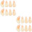 16 Pcs Protective Guzheng Practice Fake Nails For Beginners 6