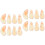 16 Pcs Protective Guzheng Practice Fake Nails For Beginners 4