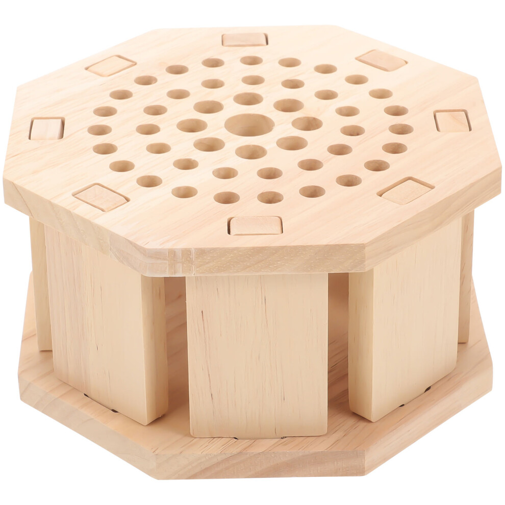 3Pcs Wooden Tool Holder Punch Craft Rack Stand 034170839658