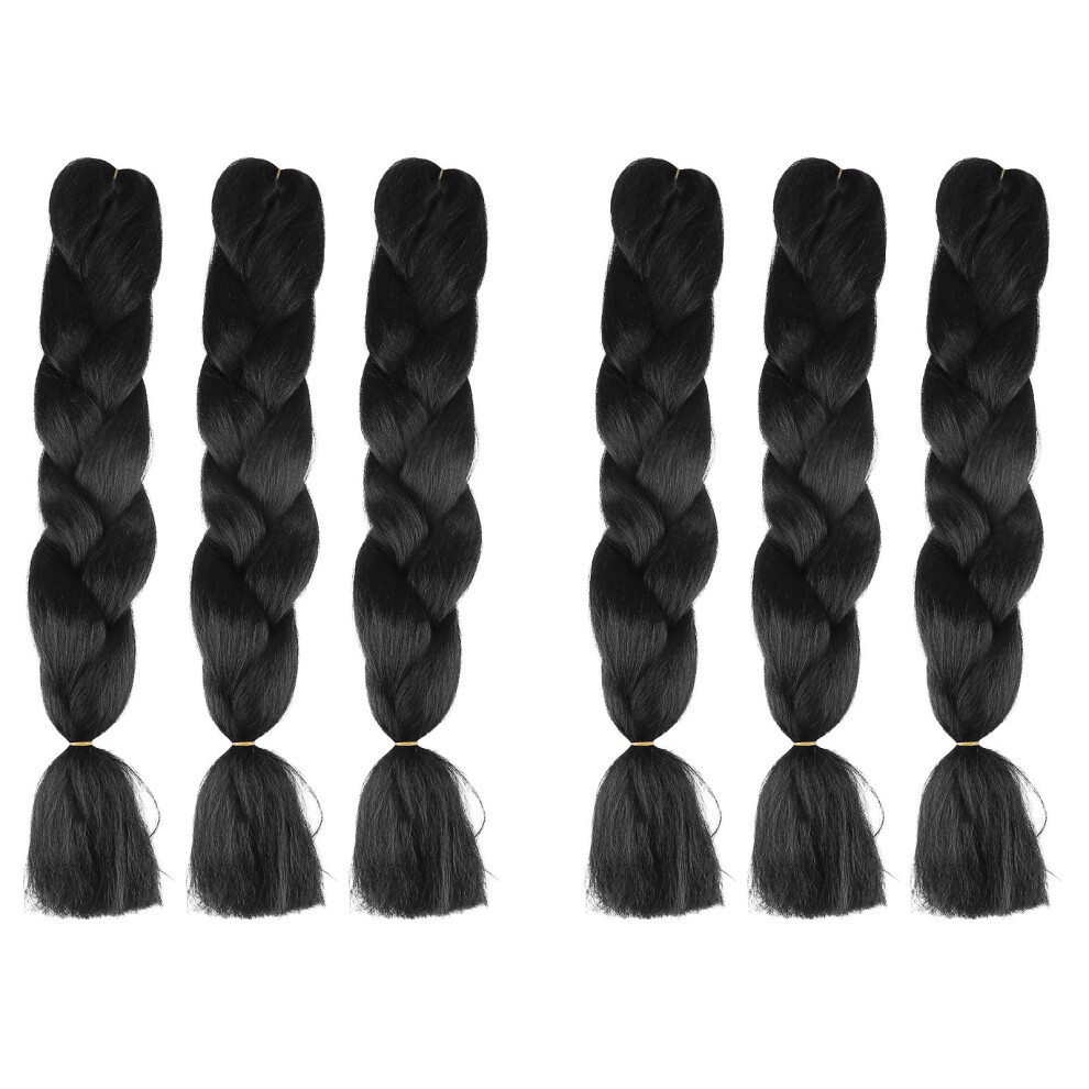 Solustre Unisex 18 Pcs Fake Braid African Dreadlock Wig With High Temperature Wire