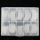 3 Boxes Nail Patch Art Tool For Finger Nails Fingernail Molds Tips 11