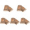 10 Pcs Candle Holder Stump Shape Desktop Tea Light Centerpiece 4