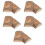10 Pcs Candle Holder Stump Shape Desktop Tea Light Centerpiece 9