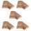 10 Pcs Candle Holder Stump Shape Desktop Tea Light Centerpiece 10