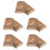 10 Pcs Candle Holder Stump Shape Desktop Tea Light Centerpiece 8