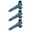 6 Pcs Silicone Door Handle Covers With Suction Cup For Home And Office 2