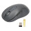 Wireless Black Bluetooth/USB Silent Office Mouse with 800mAh AA Battery 2