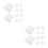 20 Pcs Plastic Picket Fence For Garden Path Display 11