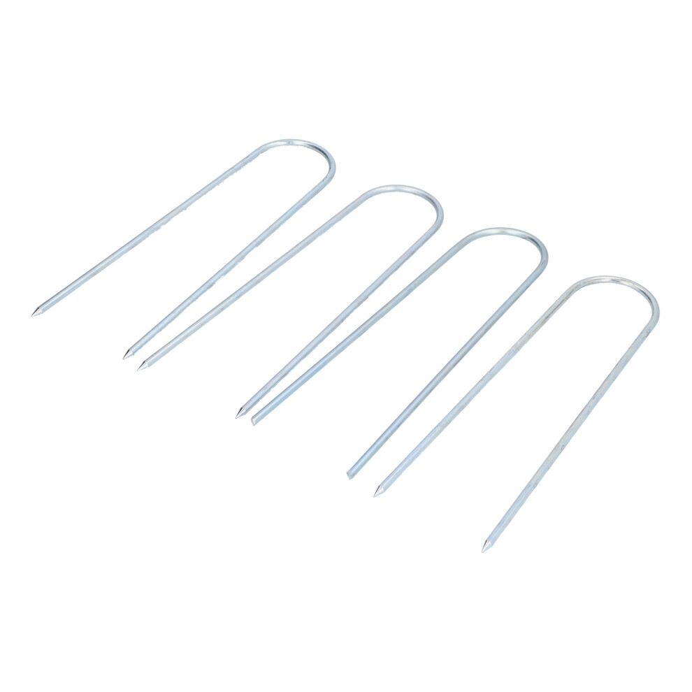 4Pcs U Shaped Nail Tent Garden Pegs For Lawn 685922912350