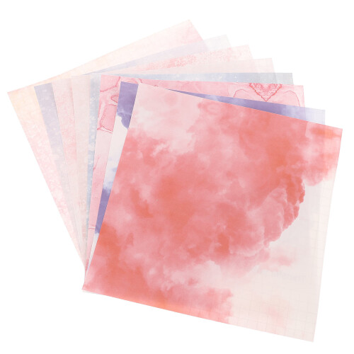16 Pcs Watercolor Transfer Film Sheets Sublimation Paper 1
