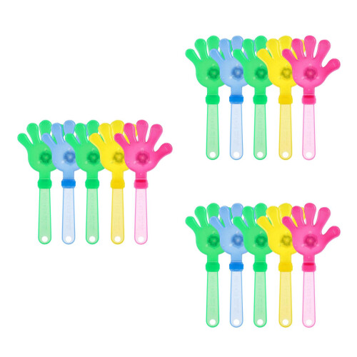 15 Pcs 28cm Flash LED Luminescent Hands Clap Device For Birthday Party 1