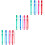12 Sets Children's Clarinet Beginner 8 Hole Resin Instrument 5