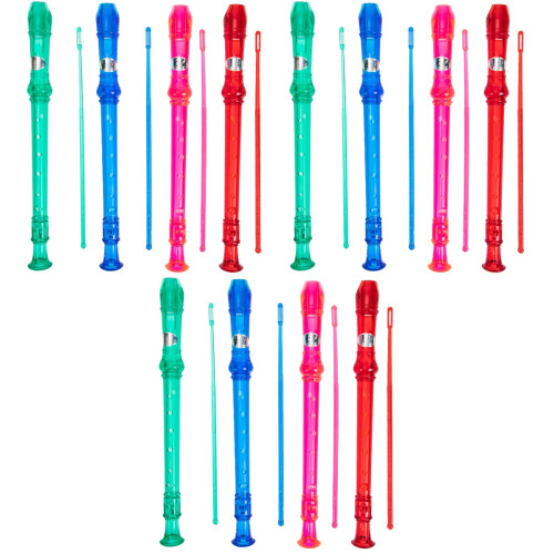 12 Sets Children's Clarinet Beginner 8 Hole Resin Instrument 2