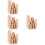 40 Pcs Marine Drain Plug Wooden Stopper For Canoe 9
