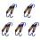 10 Pcs Spring Motorcycle Swivel Hook 4