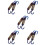 10 Pcs Spring Motorcycle Swivel Hook 10