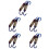 10 Pcs Spring Motorcycle Swivel Hook 8