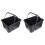 2 Pcs Bathroom Storage Basket Four Compartment Handheld Box 2