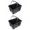 2 Pcs Bathroom Storage Basket Four Compartment Handheld Box 5