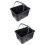 2 Pcs Bathroom Storage Basket Four Compartment Handheld Box 7