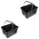 2 Pcs Bathroom Storage Basket Four Compartment Handheld Box 3