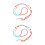 2Pcs Colorful Beaded Glasses Chain Lightweight Eyewear Retainer Decor 4