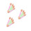 24 Pcs Double-Ended Sponge Eyeshadow Stick With Oval Applicator 9