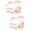 2 Sets Birthday Party Crown Sash Balloons Cake Decor 8