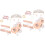 2 Sets Birthday Party Crown Sash Balloons Cake Decor 5