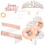 2 Sets Birthday Party Crown Sash Balloons Cake Decor 2