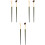 6 Pcs Nose Brush And Applicator Set For Portable Makeup 5