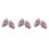 6 Pcs Plush Ear For Motorcycle Creative Decorative Accessory 4