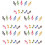 Piano Score Clamp Assorted Color Safe And 50pcs 8