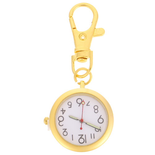 5Pcs Alloy Nurse Pocket Watch With Keychain