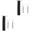 2Ensembles Accessoires Batterie Brosses Métal Pour Performance Jazz 3
