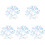 5 Sets Butterfly Anti-Collision Window Clings Decals 4
