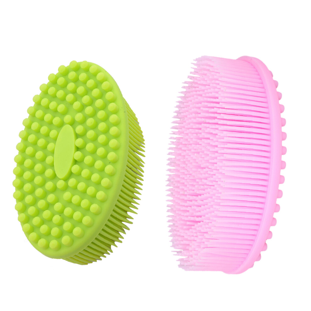 Artibetter 4 Pcs Silicone Massage Brushes For Baby Bathing And Touch Training