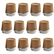 24 Pcs Wood Vacuum Bottle Plug Lid Kettle Replacement Stopper Parts