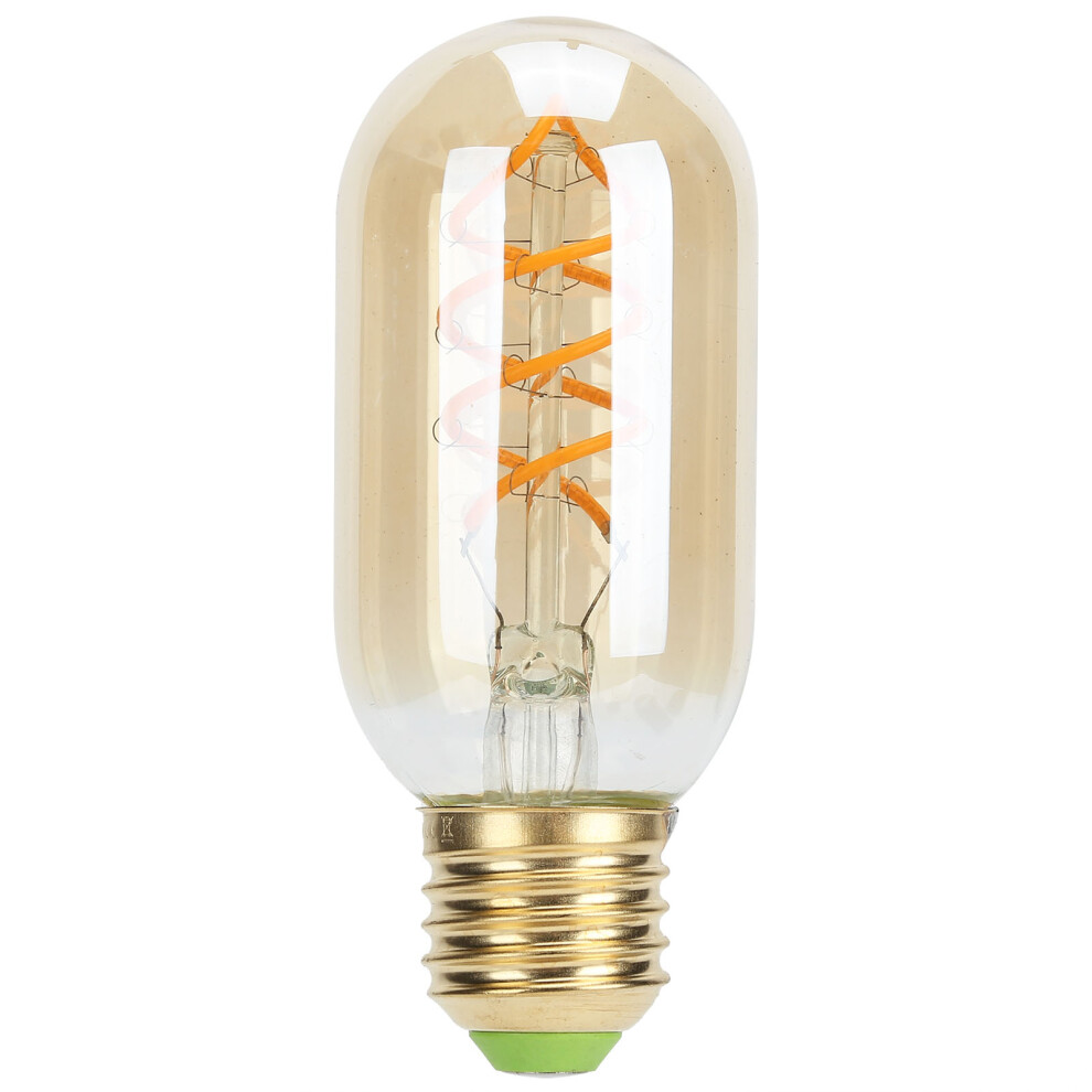(Gold) Vintage Double Spiral E27 4W LED Filament Warm Light Bulb-image-OPC-PKY7XQD-NEW