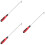 3Pcs Manhole Cover Hook Roller Shutter Rubber Handle Sliding Door Hook 10