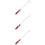 3Pcs Manhole Cover Hook Roller Shutter Rubber Handle Sliding Door Hook 11